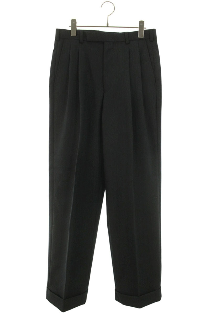 JOHNLAWRENCESULLIVAN Wool 2-Pleat Trousers Gray Size 32