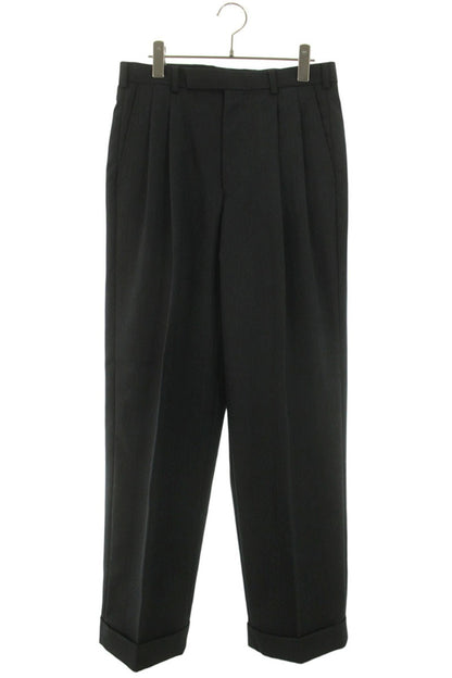 JOHNLAWRENCESULLIVAN Wool 2-Pleat Trousers Gray Size 32