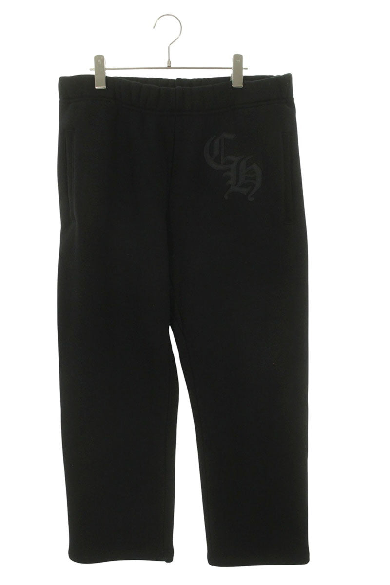 Chrome Hearts SWEAT PANTS CH Embroidered Black Size 34