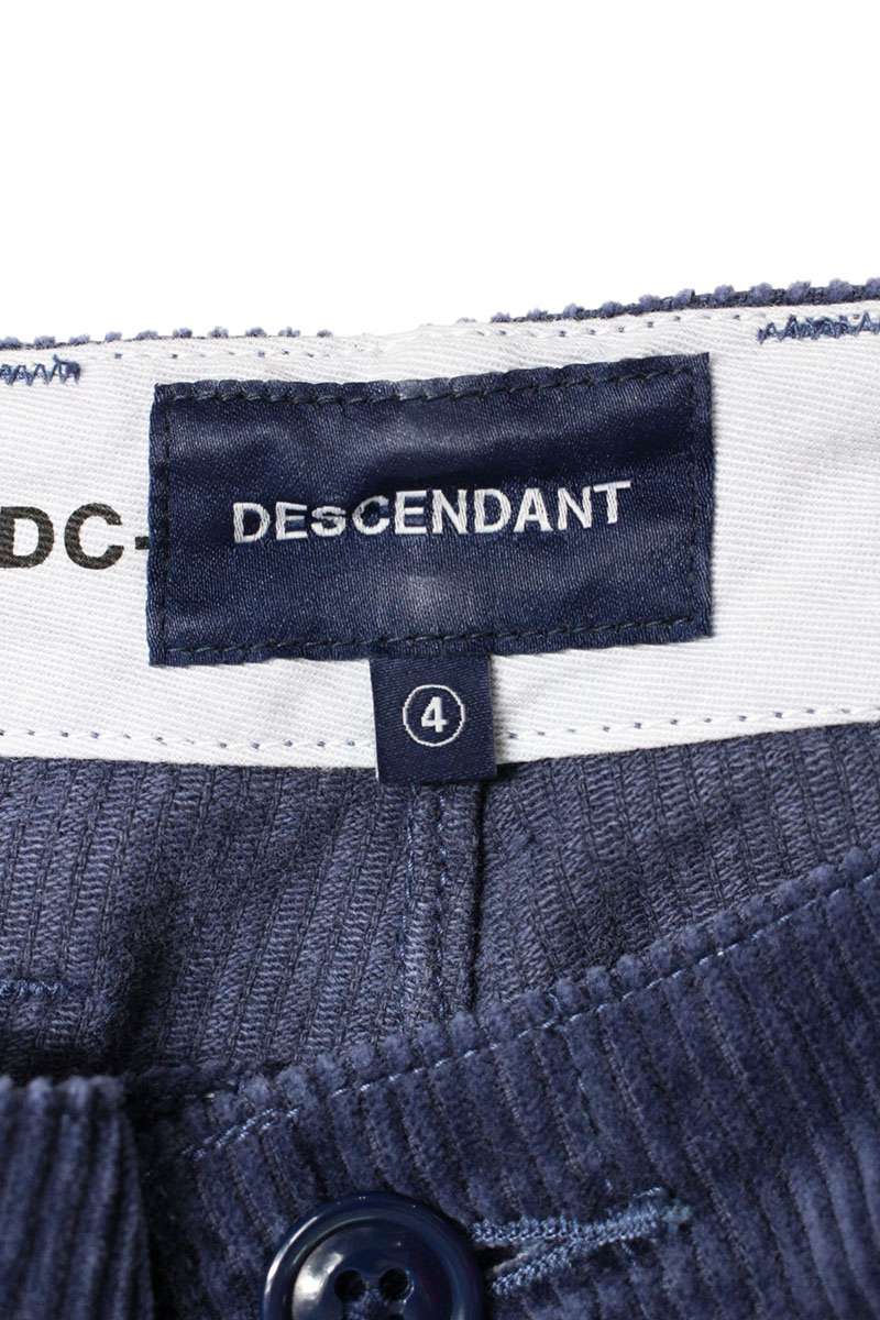 DESCENDANT 25AW Corduroy Pants Blue Size 36