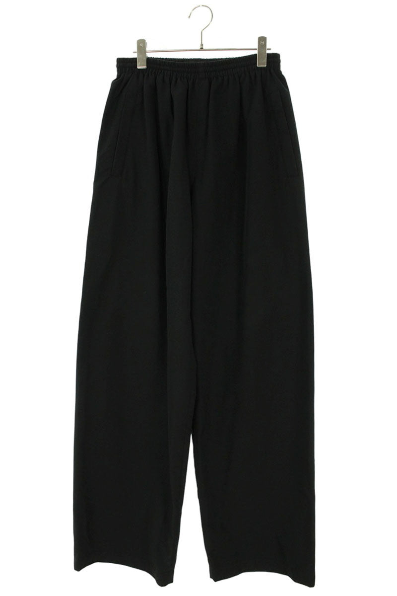 BALENCIAGA 23SS Technical Faille Baggy Pants Black Size 28