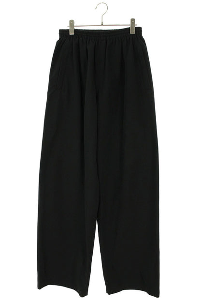 BALENCIAGA 23SS Technical Faille Baggy Pants Black Size 28