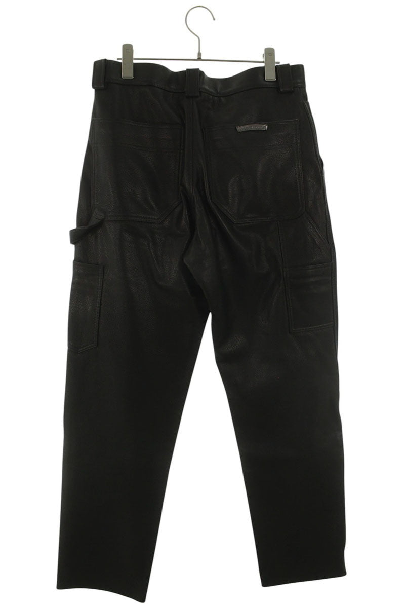 Chrome Hearts Double Knee Leather Carpenter Pants Size 30