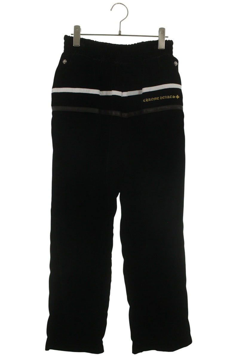 Chrome Hearts VELVET TRACKSUIT PANTS Black Size 30