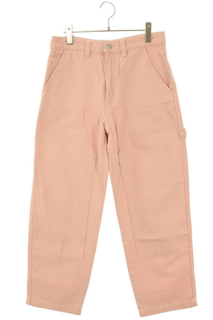 STUSSY Cotton Carpenter Pants Pink Size 28