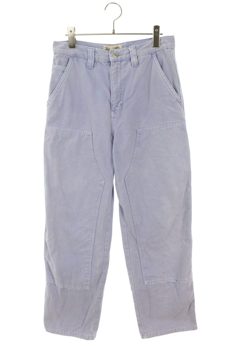 STUSSY Work Pant Canvas Double Knee Purple Size 28