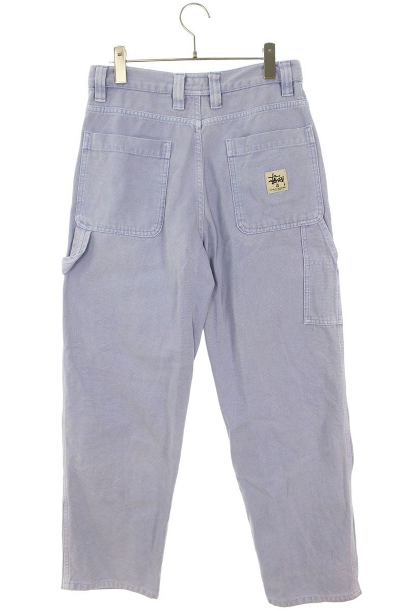 STUSSY Work Pant Canvas Double Knee Purple Size 28