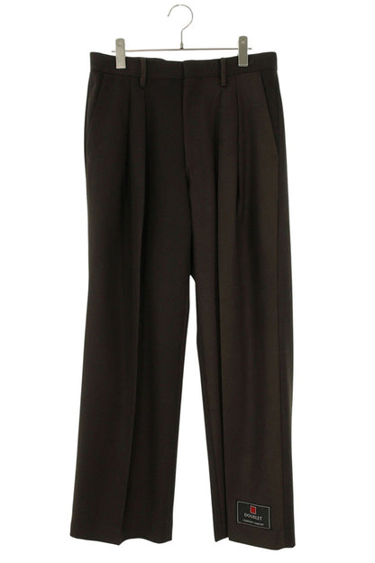 doublet 26SS Faded Spray Dye Wide Trouser Brown Size 30