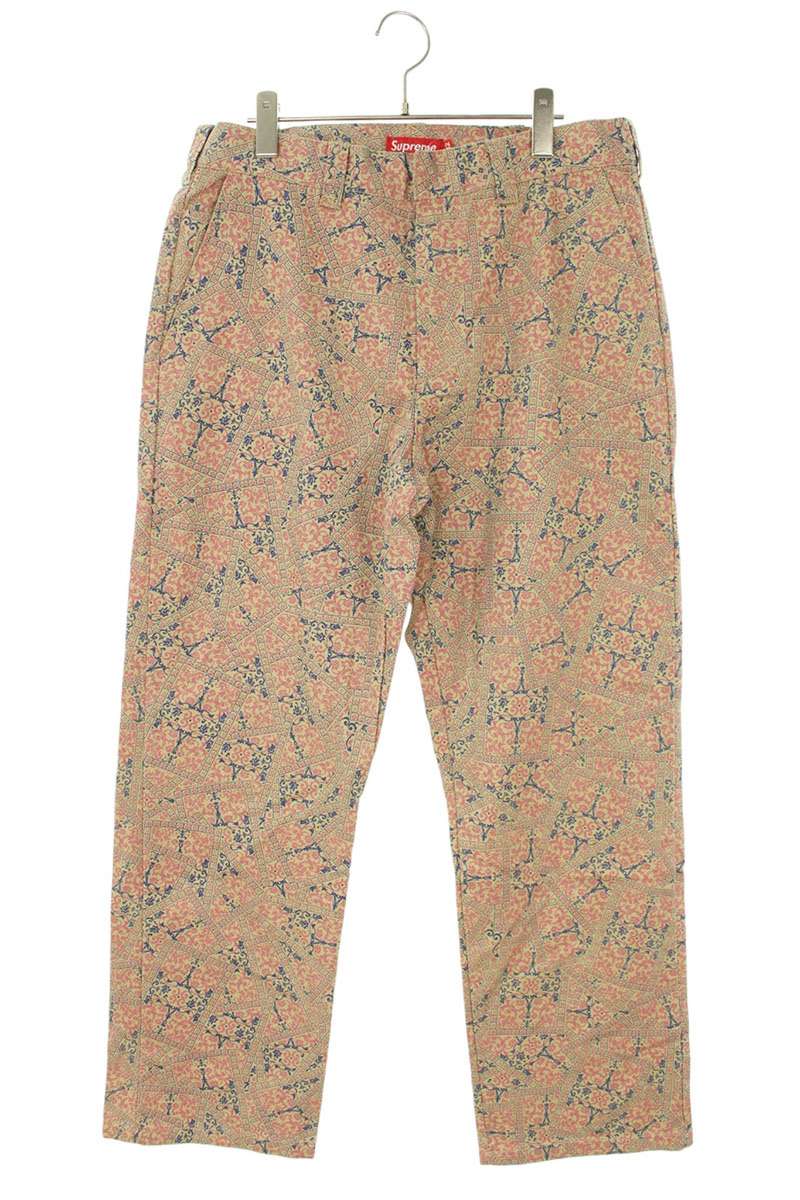Supreme 21AW Work Pant Long Pants Beige Size 32