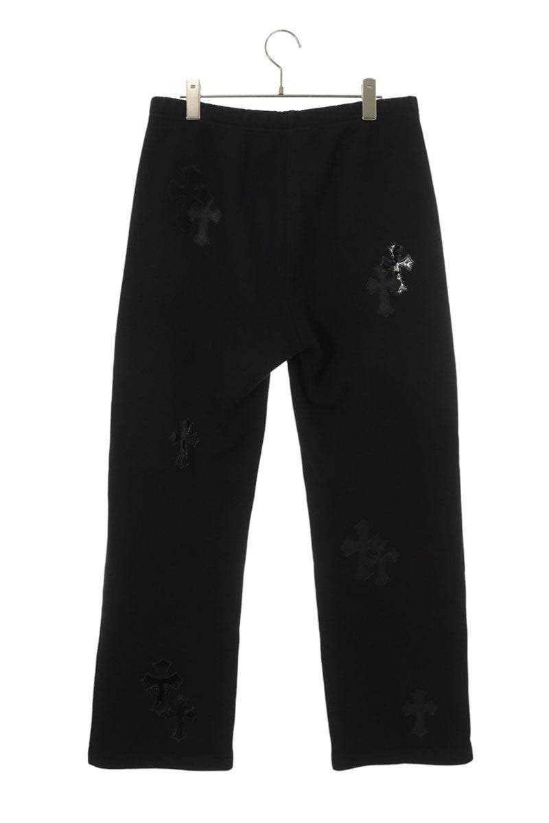 Chrome Hearts Y NOT Crosspatch Sweatpants Black Size 32