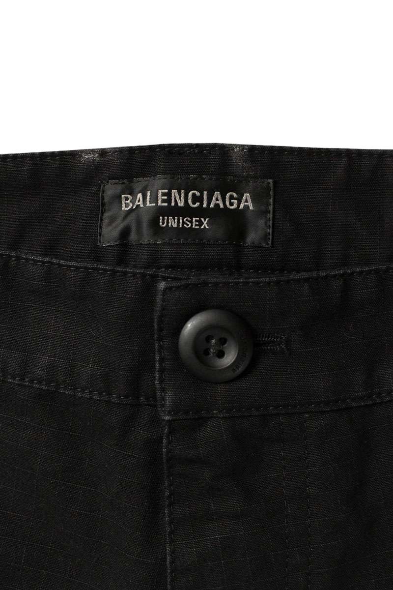 BALENCIAGA Convertible Cargo Flare Cotton Pants Size 30