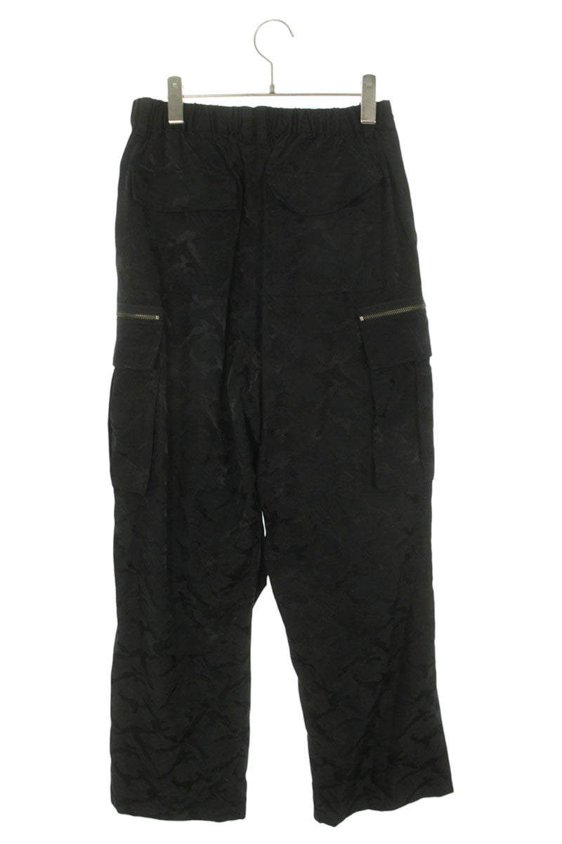 JUHA Camouflage All-Over Print Cargo Pants Black Size 34