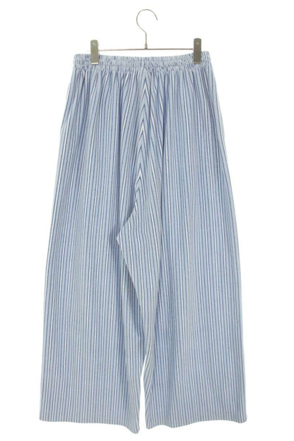 BALENCIAGA Stripe Fleece Pajama Pants Blue/White Size 28