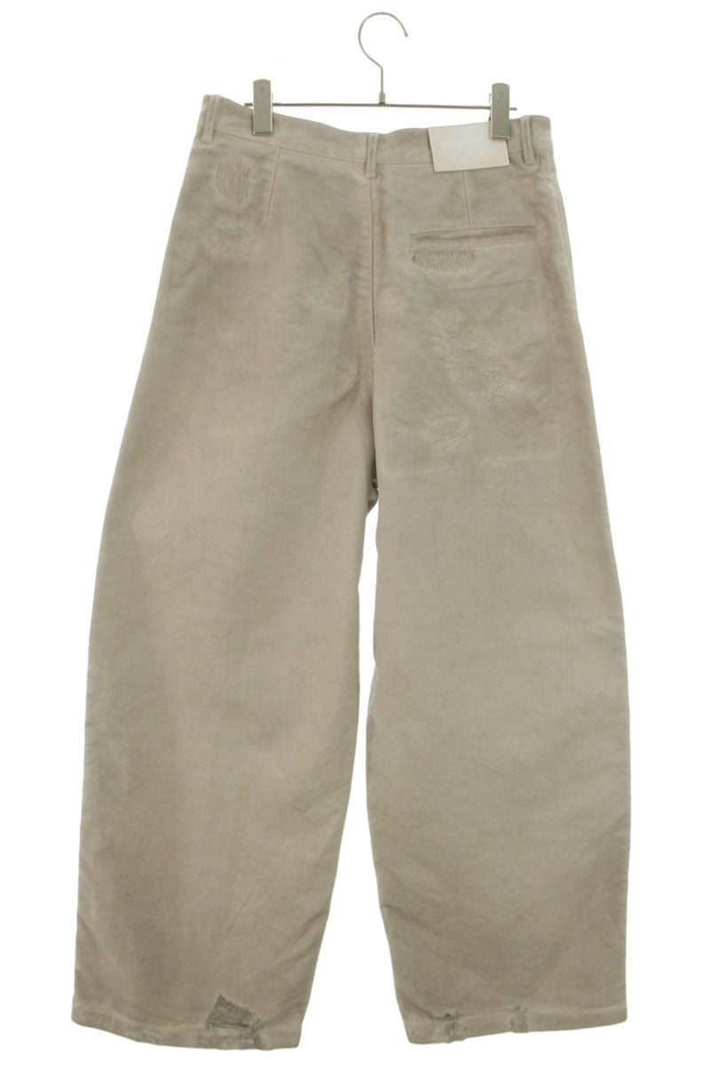 ACNE STUDIOS Repaired Distressed Pants Beige Size 32