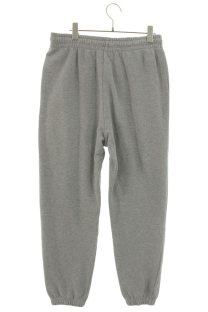 CELINE Logo Embroidered Cotton Sweatpants Gray Size 28
