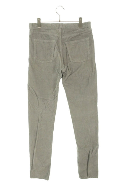 SAINT LAURENT PARIS Cotton Corduroy Pants Gray Size 28