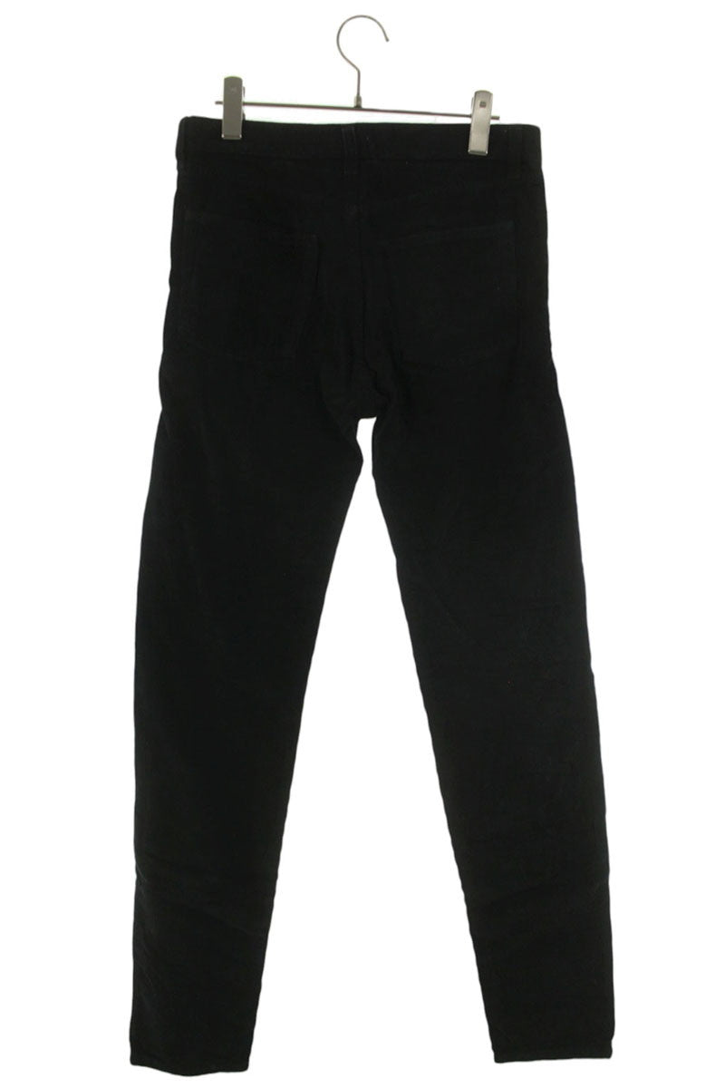 SAINT LAURENT PARIS Black Cotton Corduroy Button Fly Size 28