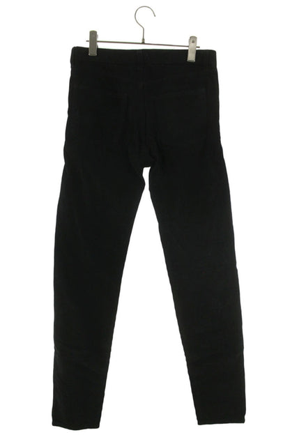 SAINT LAURENT PARIS Black Cotton Corduroy Button Fly Size 28