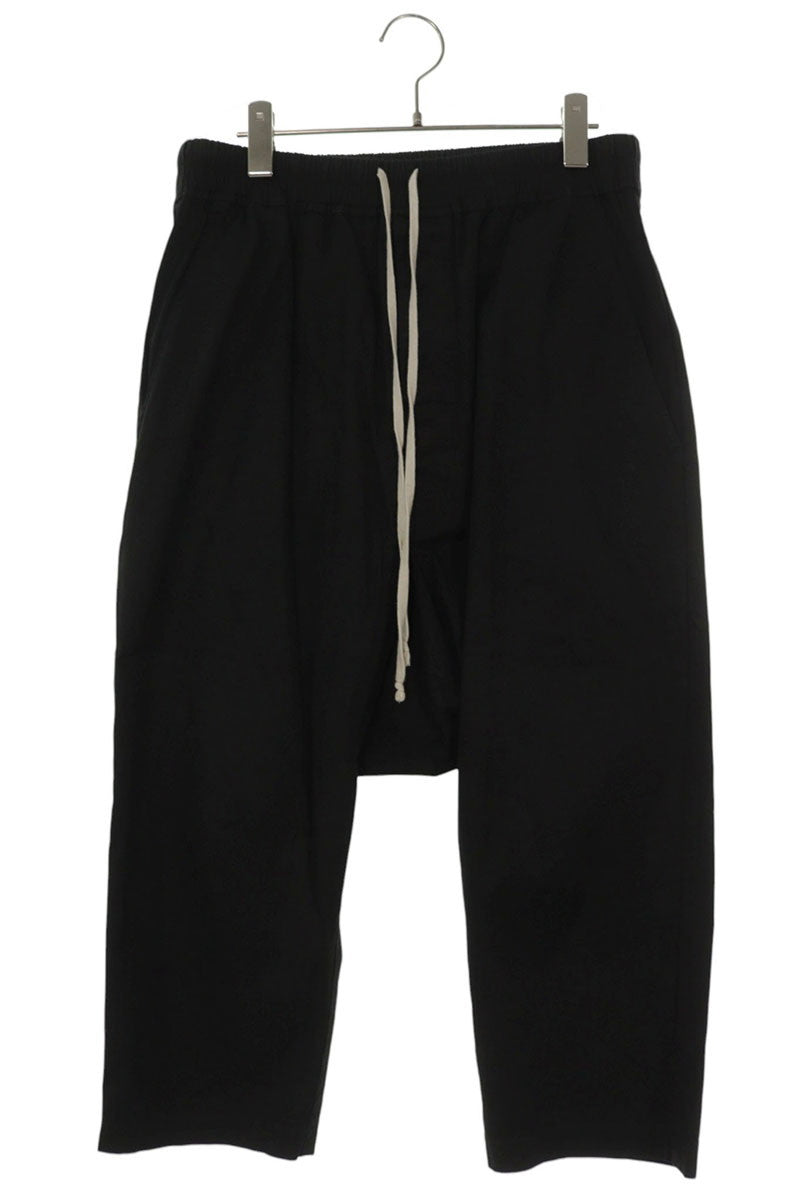 Rick Owens Black Cotton Blend Sarouel Pants Size 36