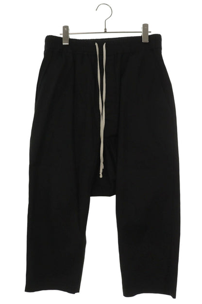 Rick Owens Black Cotton Blend Sarouel Pants Size 36