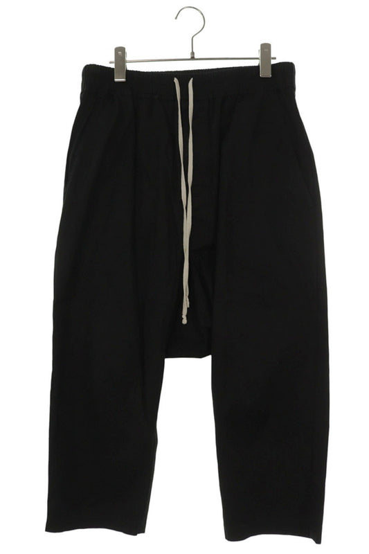 Rick Owens Black Cotton Blend Sarouel Pants Size 36