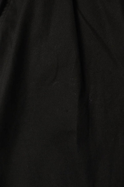 Rick Owens Black Cotton Blend Sarouel Pants Size 36