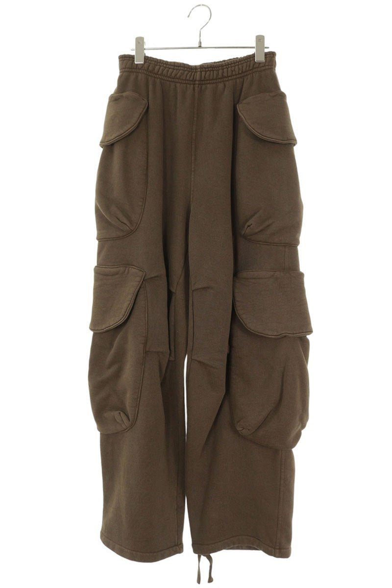 entire studios Heavy Cotton Cargo Sweatpants Brown Size 28