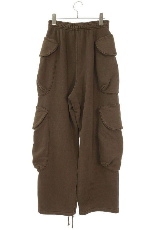 entire studios Heavy Cotton Cargo Sweatpants Brown Size 28
