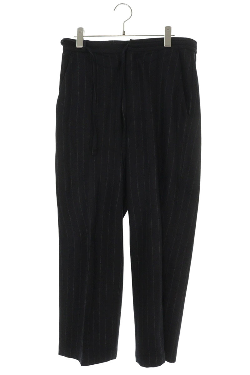Maison Margiela Black Striped Wool Trousers Size 32