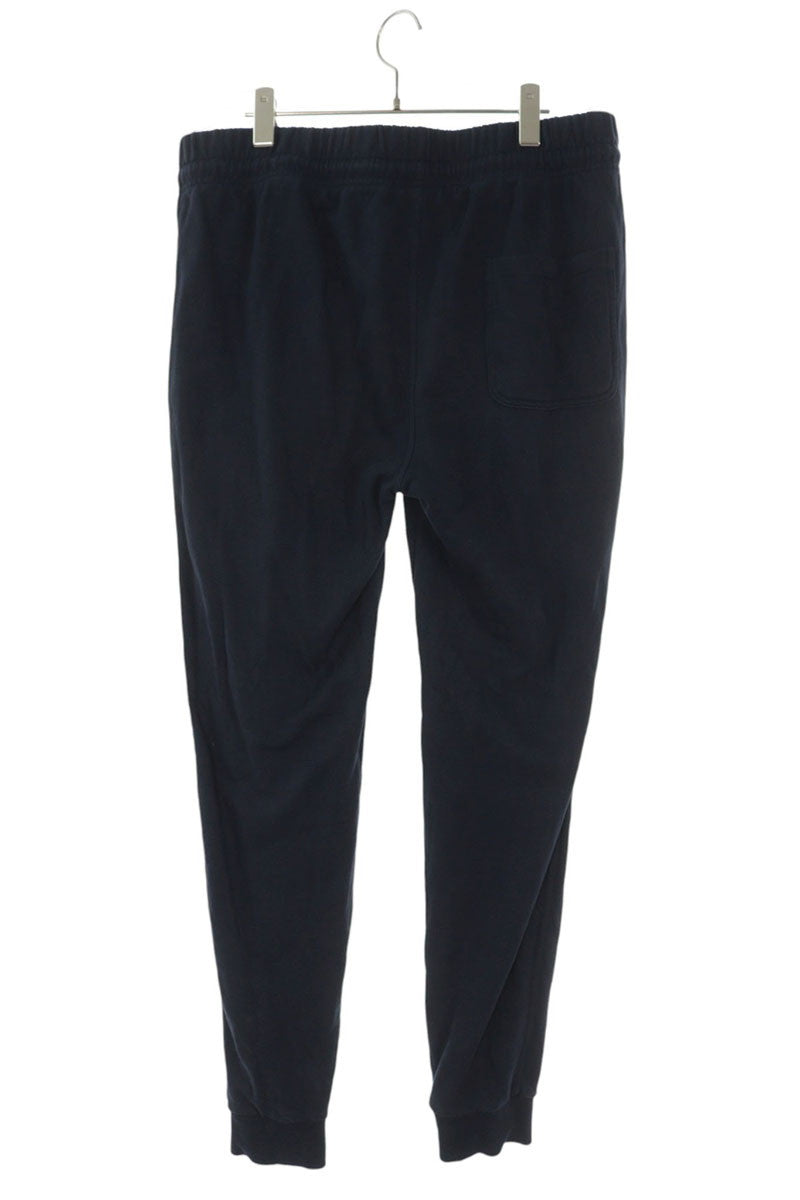 MAISON KITSUNE Logo Cotton Sweatpants Navy Size 34
