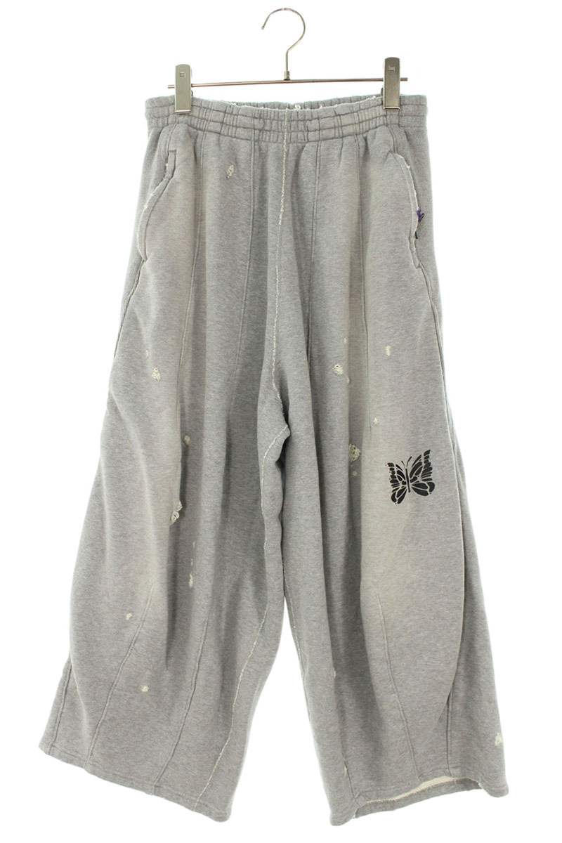 Needles Distressed Long Pants Gray Size XS