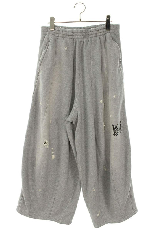 Needles Distressed Long Pants Gray Size S