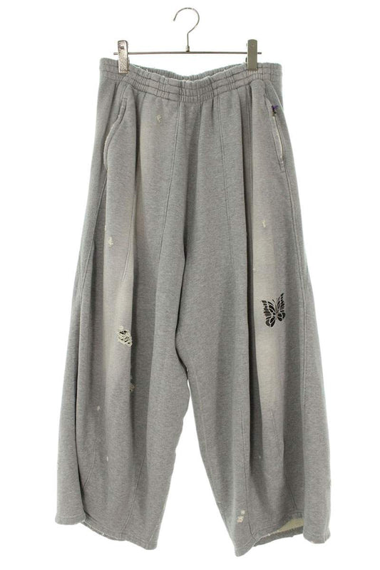 Needles Distressed Long Pants Gray Size M
