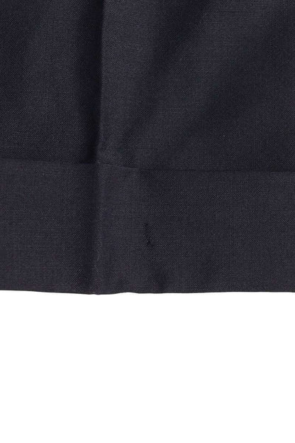 PRADA Logo Tag Mohair Blend Slacks Navy Size 33