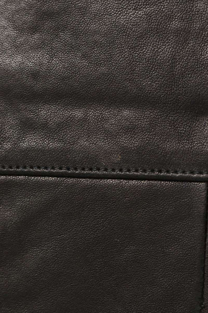 Maison Margiela Black Lamb Leather Pants S50LA0080 Size 33