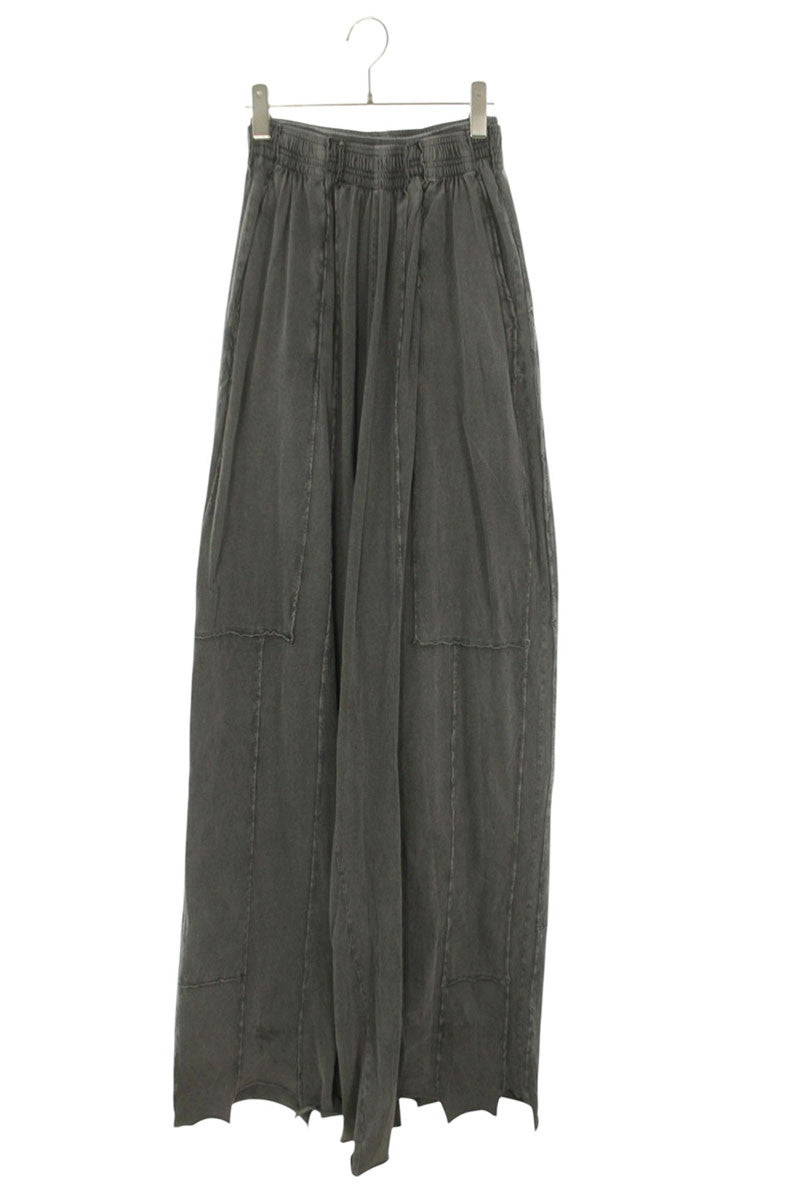 VETEMENTS Dark Gray Cut-Up Cotton Sweatpants Size 34
