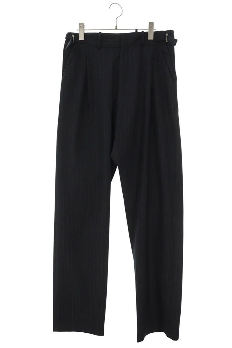 GMBH Wool Stripe Slacks Black Size 30