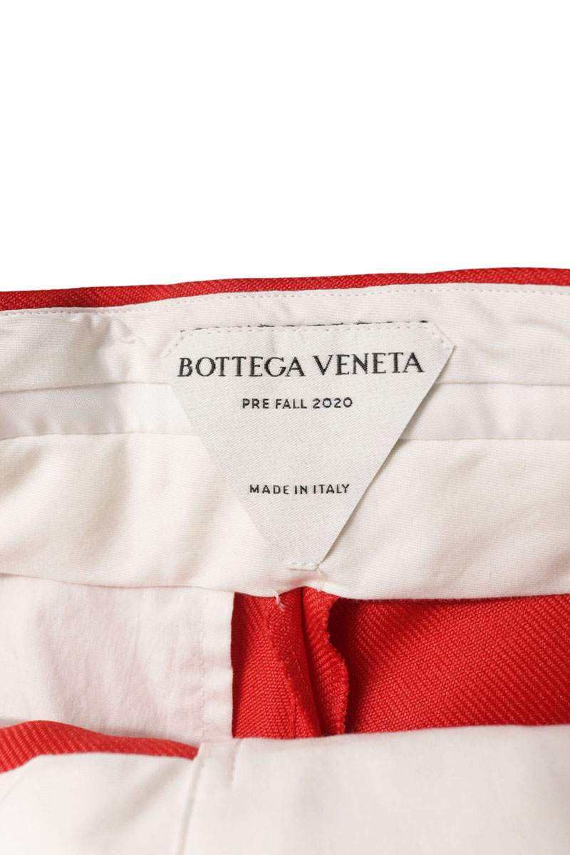 BOTTEGA VENETA Cotton Pants Red Size 38