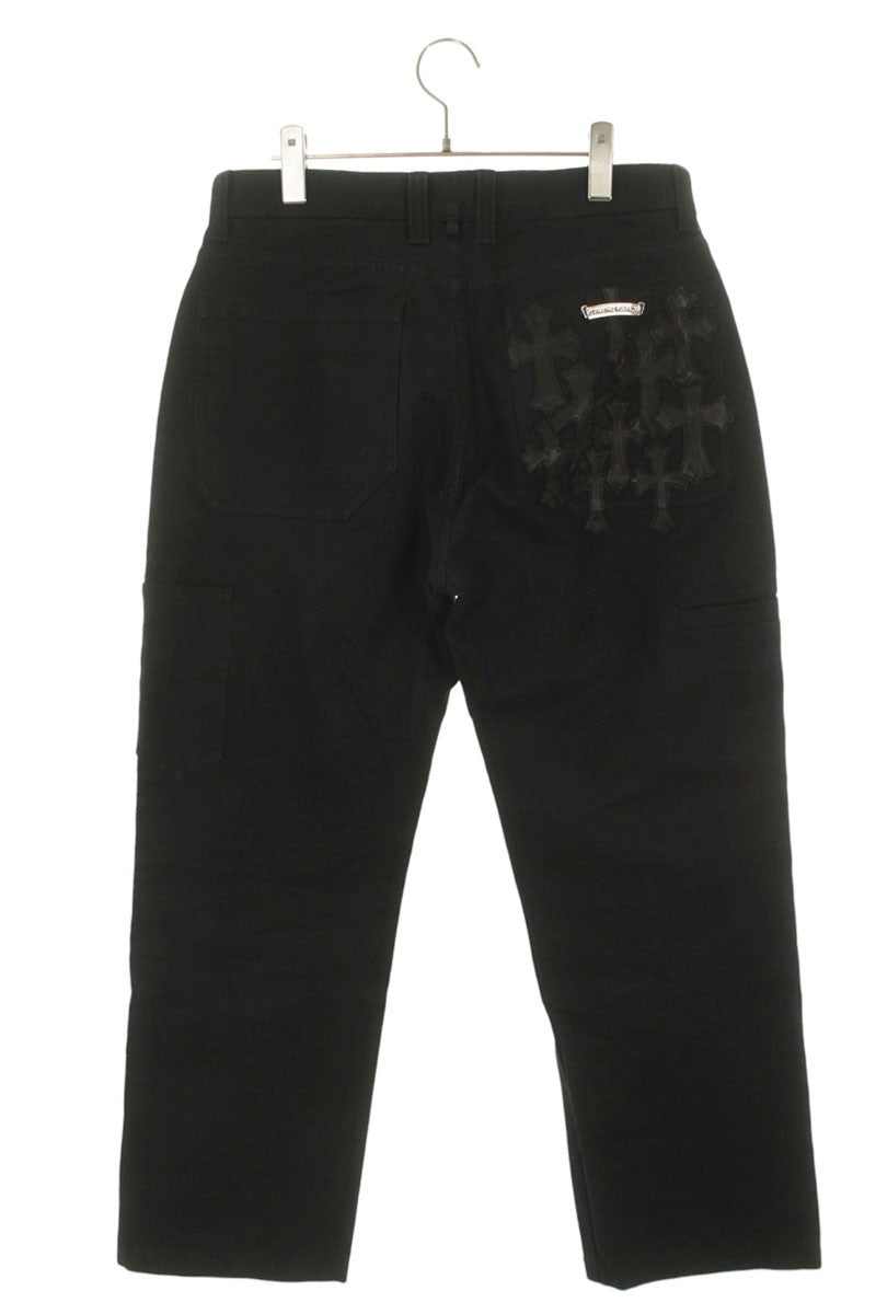 Chrome Hearts Carpenter Cemetery Patch Pants Black Size 31