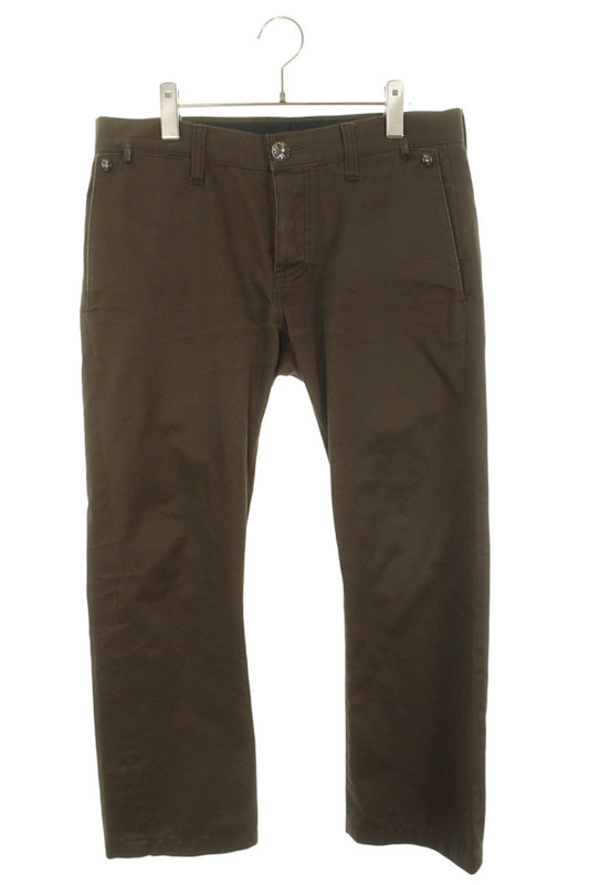 Chrome Hearts Leather Trim Chino Pants Multi Size 33