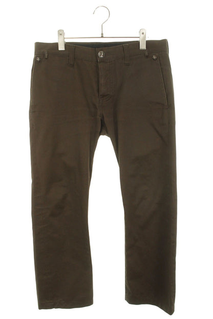 Chrome Hearts Leather Trim Chino Pants Multi Size 33