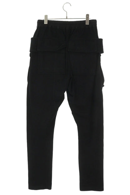 DRKSHDW Black Creatch Cargo Drawstring Cotton Pants Size 28