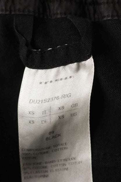 DRKSHDW Black Creatch Cargo Drawstring Cotton Pants Size 28