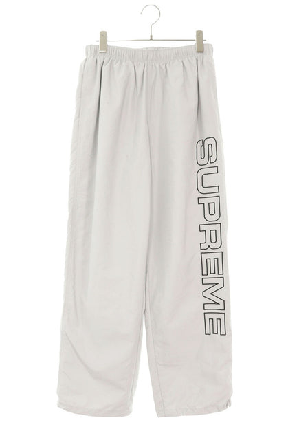 SUPREME Spellout Embroidered Track Pant Gray Size 30