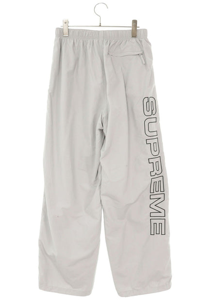 SUPREME Spellout Embroidered Track Pant Gray Size 30