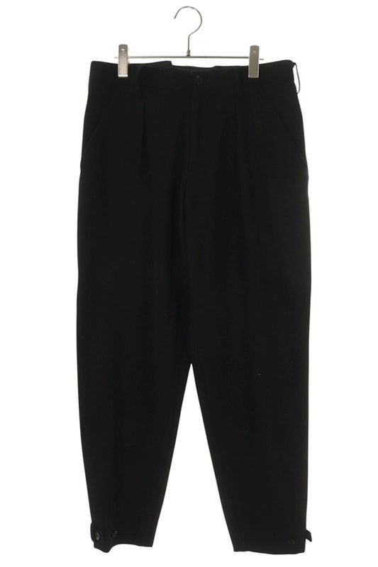 YOHJI YAMAMOTO POUR HOMME Wool Long Pants Black Size 34