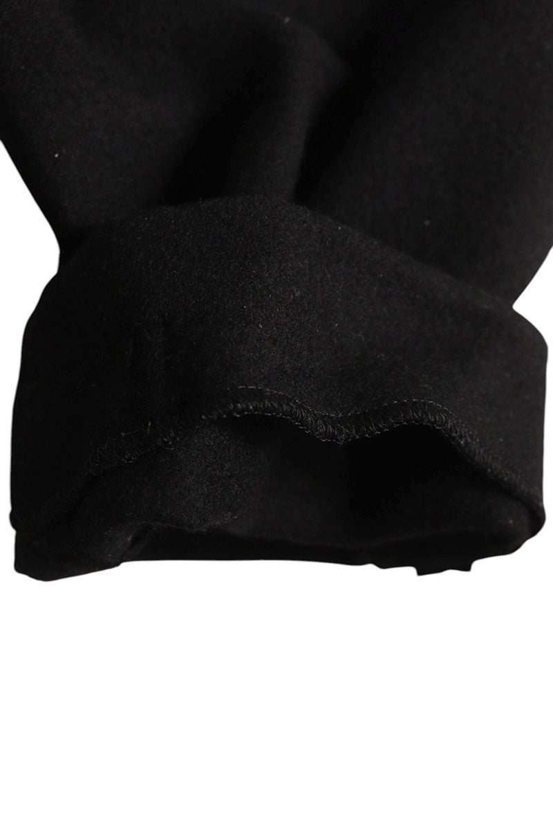 YOHJI YAMAMOTO POUR HOMME Wool Long Pants Black Size 34