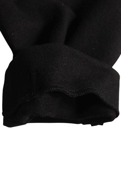 YOHJI YAMAMOTO POUR HOMME Wool Long Pants Black Size 34