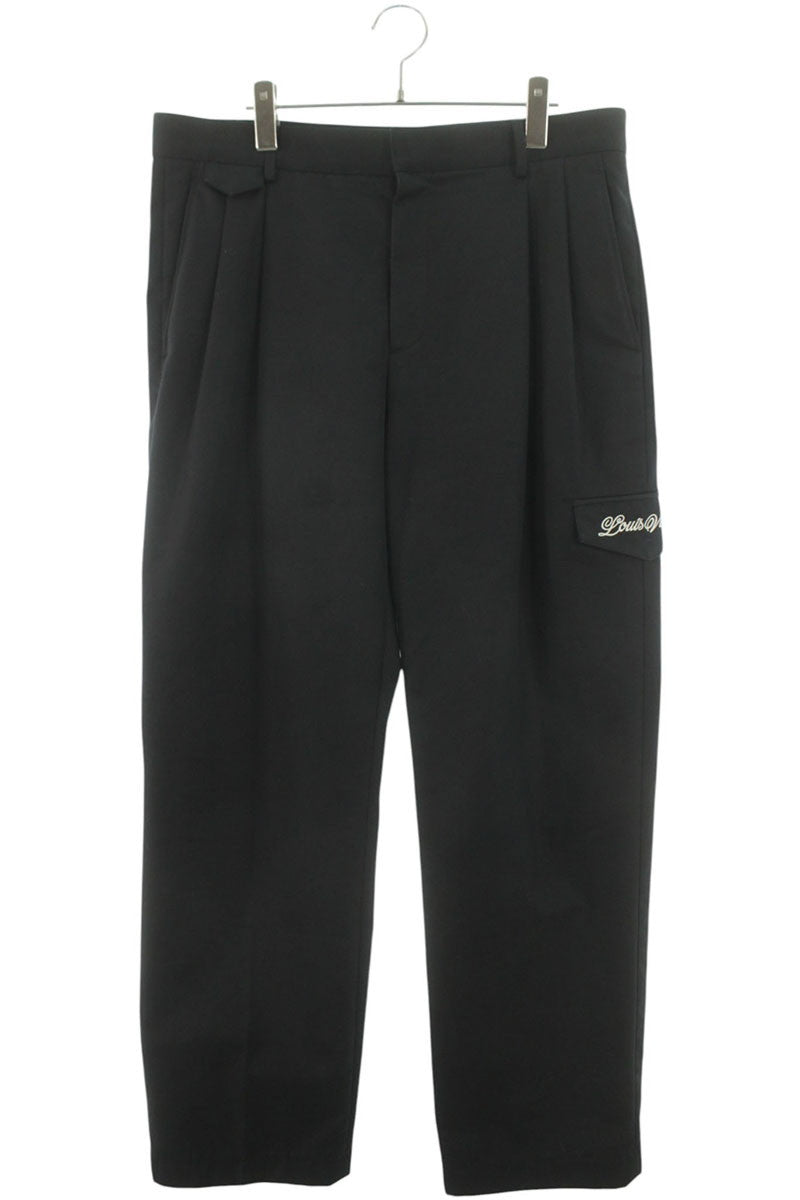 LOUISVUITTON 25AW LV Logo Cotton Cargo Work Pants Size 36