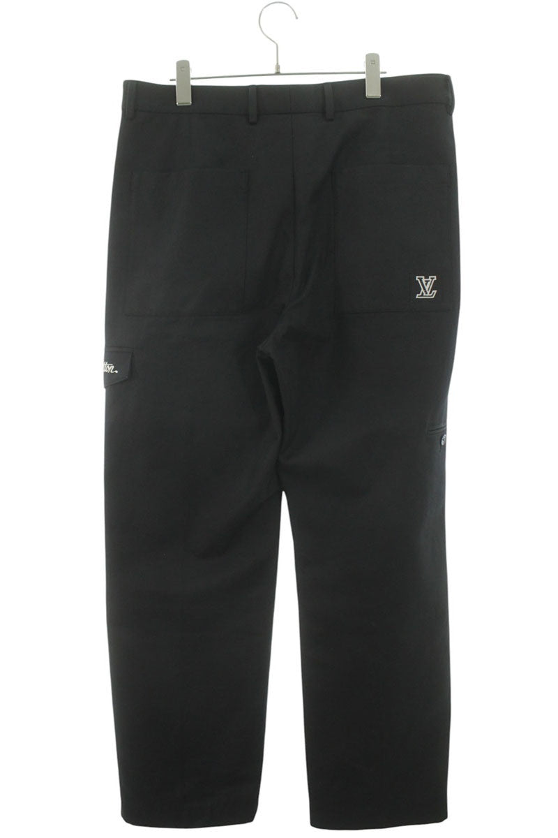 LOUISVUITTON 25AW LV Logo Cotton Cargo Work Pants Size 36